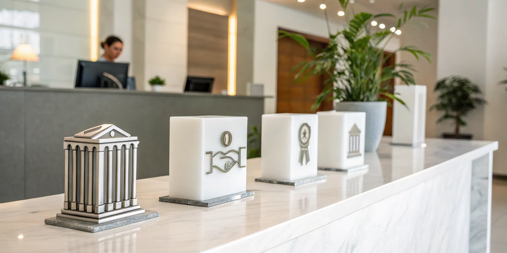 A modern chiropractic practice reception funded by smart financing options.