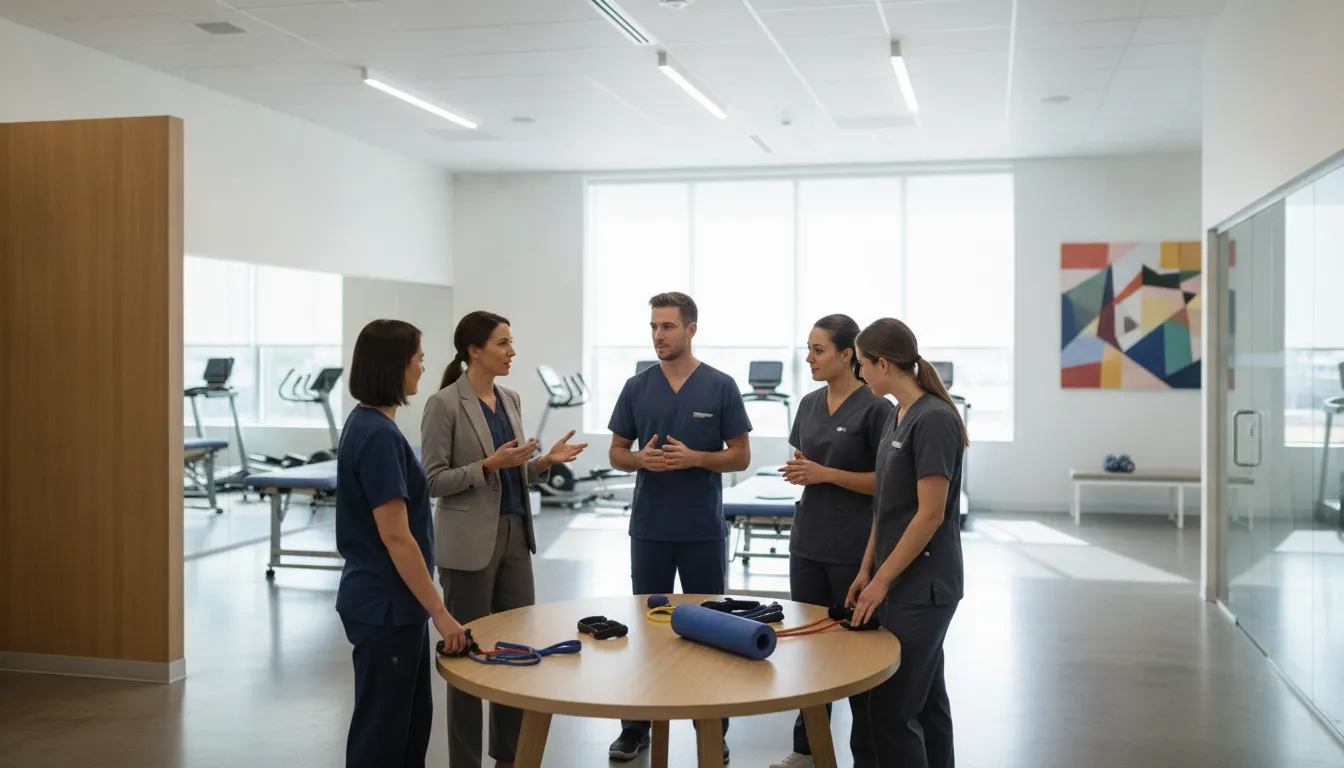 Chiropractic practice owner reviewing clinic growth options