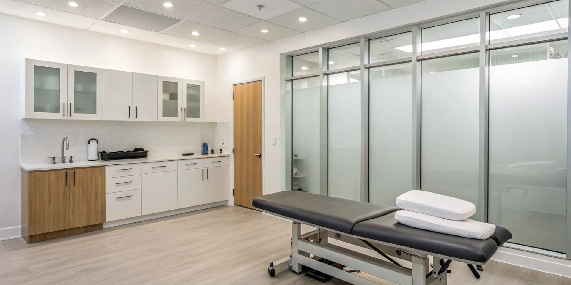 A Class 4 laser in a chiropractor's office, a profitable tool for modern patient care.