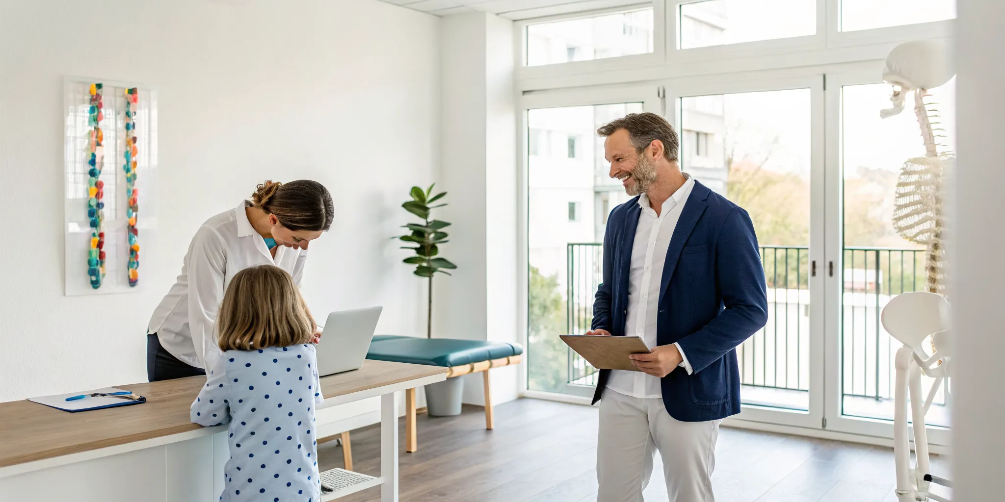 Chiropractor attracting more patients by creating a welcoming, family-friendly clinic experience.