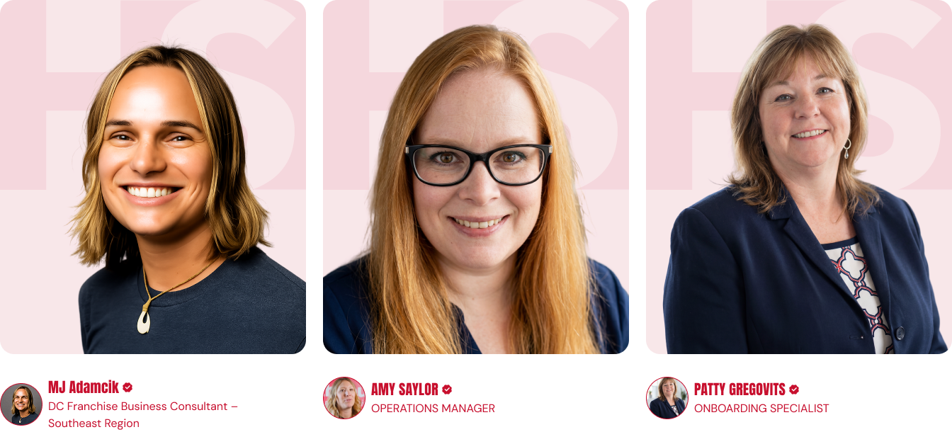 HealthSource franchise leadership team row three