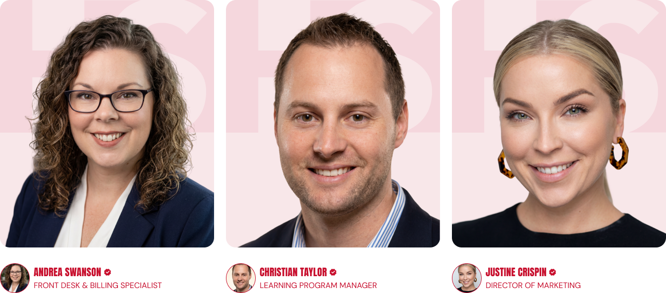 HealthSource franchise leadership team row five