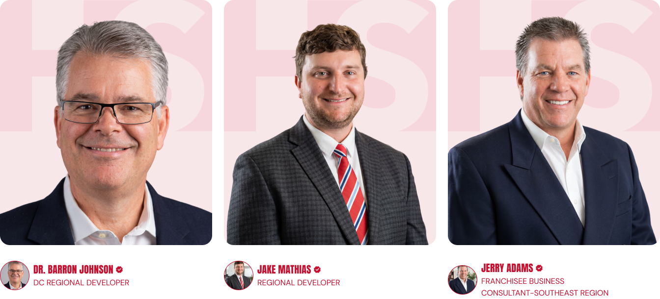 HealthSource franchise leadership team row six